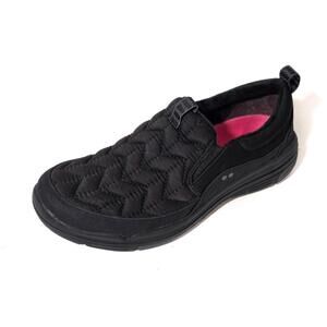 Ryka Ava 3 Quilted Slip-Ons Women's 9.5M Black Water Repellent loafer shoes